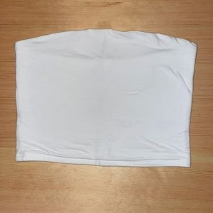 White bando top. Size M. From target